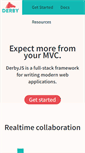 Mobile Screenshot of blog.derbyjs.com